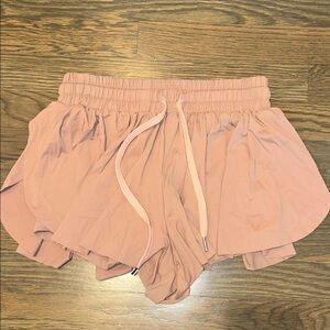 Blush Pink Women's Athletic Shorts